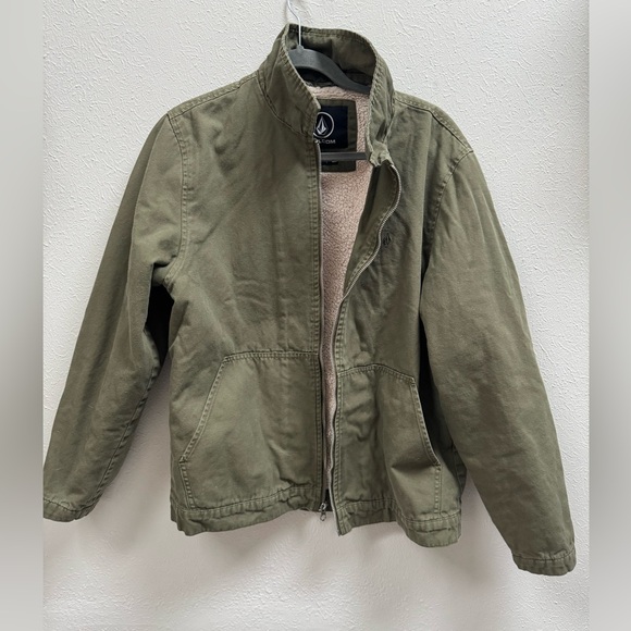 Volcom Olive Green Jacket - Picture 1 of 6